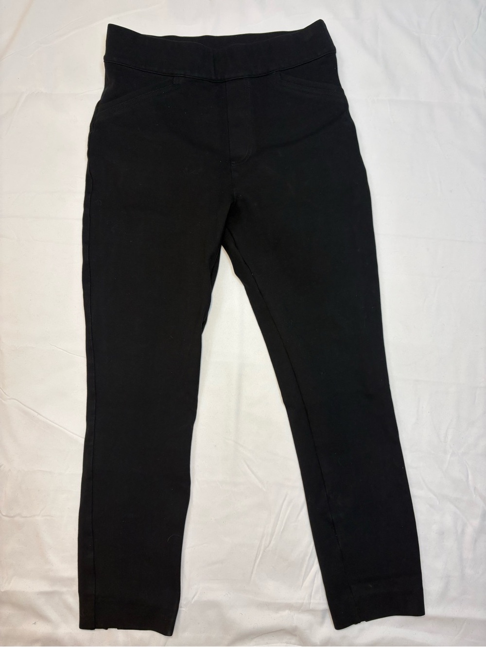 Spanx The Perfect Black Pant Ankle Skinny Womens Small Back Seam